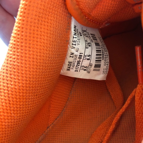 🍊 2007 Nike Air Force 1 In Bleeding Orange - Picture 5 of 7